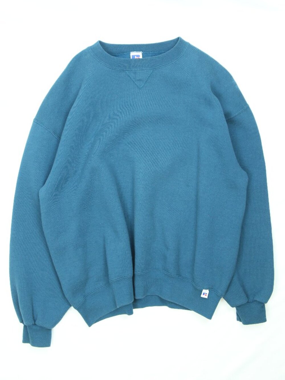 Men's Vintage Teal Russell Athletic Crewneck Sweatshirt Size XL